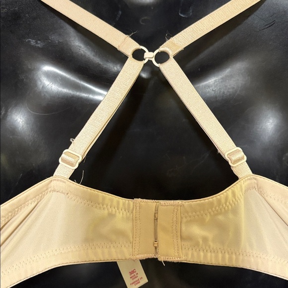 Xhilaration Beige Bra with Pink Detail, 38C - Picture 4 of 7